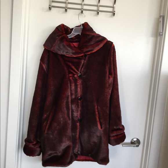 Gorgeous reversible Dennis Basso elegant - Picture 2 of 8